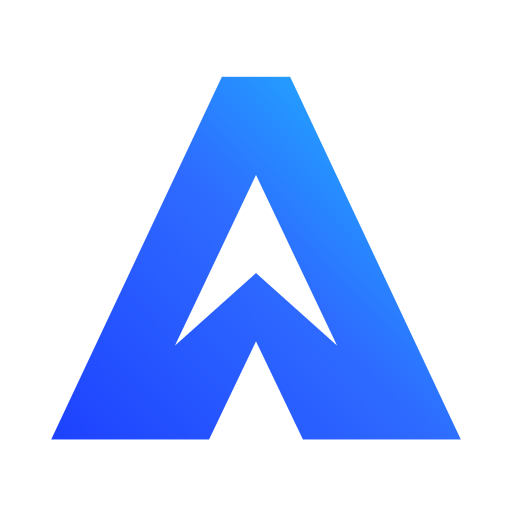 ADLOPIX gradient logo mark on light background